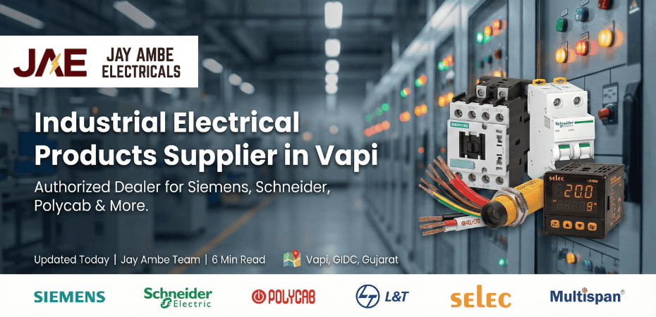 Industrial Electrical Products Supplier in Vapi